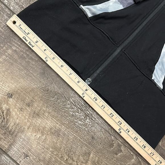 Lululemon Stride Jacket Brushed Black/White Coal Tinted Canvas Size 6 - Rare - Picture 4 of 8